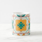 Mug Motif sans couture de l'abstrait 9 tilesarabe, a (Centre)