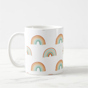 Mug Motif sans couture de l'arc-en-ciel abstrait dessi