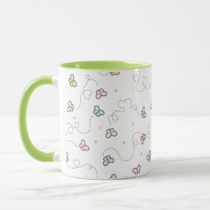 Mug Motif sans couture de papillon