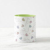 Mug Motif sans couture de papillon (Centre)