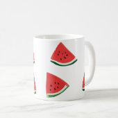 Mug Motif sans couture de pastèque mignonne (Devant droit)