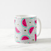 Mug Motif sans couture de pastèque. Style rétro géomét (Devant droit)