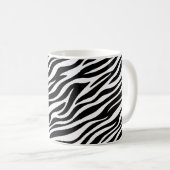 Mug Motif sans couture de rayures de zèbre Impression (Devant droit)