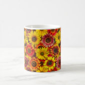 Mug Motif sans couture de tournesols (Centre)