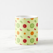 Mug Motif sans couture de tranche d'orange (Centre)