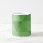 Mug Motif sans couture de triangles abstraits - Vert (Centre)