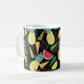 Mug Motif sans couture dessiné à la main avec pastèque (Devant gauche)