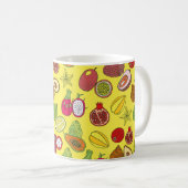 Mug Motif sans couture dessinée à la main avec exotiqu (Devant droit)