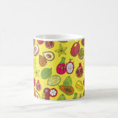 Mug Motif sans couture dessinée à la main avec exotiqu (Centre)