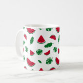 Mug Motif sans couture d'été tropical pastèque (Devant gauche)