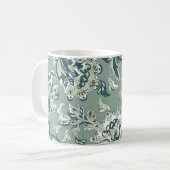 Mug motif sans couture fleurie ethnique. batik folklor (Devant gauche)
