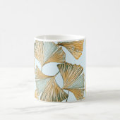 Mug Motif sans couture Gingko Feuille (Centre)