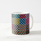 Mug Motif sans couture. Imitation d'un motif de patchw (Devant droit)
