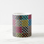Mug Motif sans couture. Imitation d'un motif de patchw (Centre)