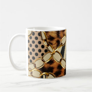 Mug Motif sans couture Leopard Poster de animal