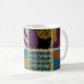 Mug Motif sans couture Patchwork (Devant droit)
