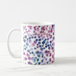 Mug motif sans couture pois Abstraits dans pastel col