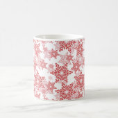 Mug Motif sans couture rouge et blanc (Centre)