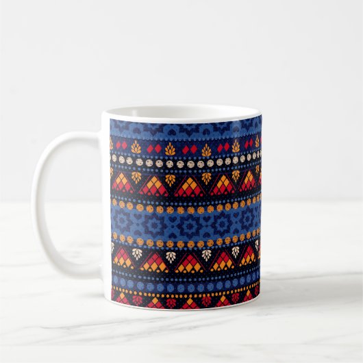 Mug Motif sans couture tribale. (Gauche)