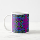 Mug motif sans couture violet graphique informatique n (Gauche)