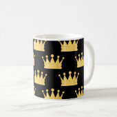 Mug Motif sans fil de la Couronne (Devant droit)