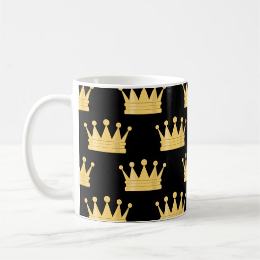Mug Motif sans fil de la Couronne (Gauche)