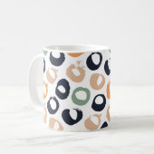 Mug Motif sans soudure à point Polka. Illustration vin (Devant gauche)
