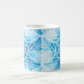 Mug Motif sans soudure Abstrait de flocons de neige ét (Centre)