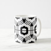 Mug Motif sans soudure. arrière - plan géométrique vin (Devant droit)