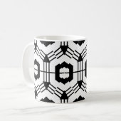 Mug Motif sans soudure. arrière - plan géométrique vin (Devant gauche)