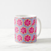 Mug Motif sans soudure, tranches de pamplemousse avec (Devant droit)