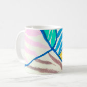 Mug motif sans soudure vintage avec éléments Halloween (Devant gauche)