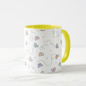 Mug Motif sans voile papillon (Devant droit)