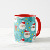 Mug Motif Santa Clauses (Devant droit)