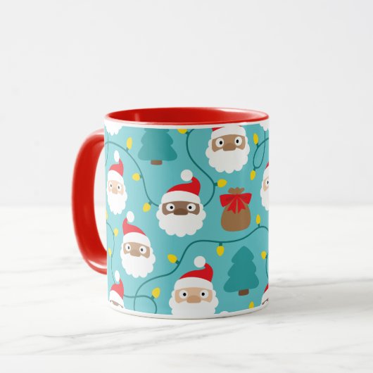 Mug Motif Santa Clauses (Devant gauche)