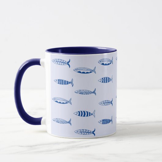 Mug Motif Sardines (Gauche)