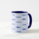 Mug Motif Sardines (Devant droit)