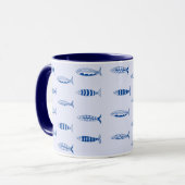 Mug Motif Sardines (Devant gauche)