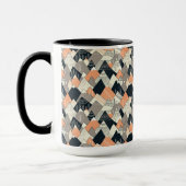 Mug Motif scandinave de montagne de style (Gauche)