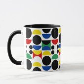 Mug Motif scandinave du Bauhaus du milieu du siècle (Gauche)