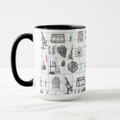 Mug Motif scientifique en chimie scientifique (Gauche)