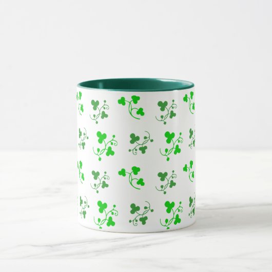 Mug Motif Shamrock vert (Centre)