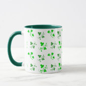 Mug Motif Shamrock vert (Gauche)