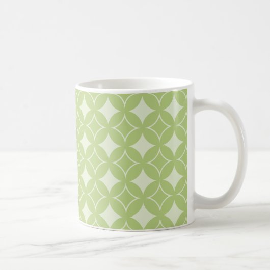 Mug Motif shippo vert olive (Droite)