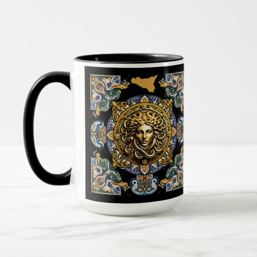 Mug Motif sicilien de Sicile (Gauche)