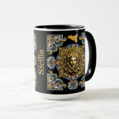Mug Motif sicilien de Sicile (Devant droit)