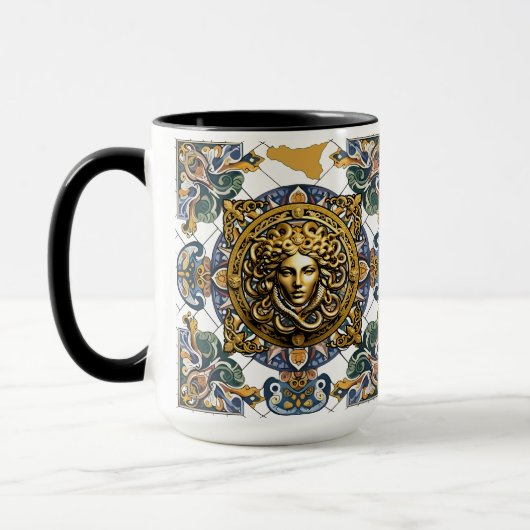 Mug Motif sicilien de Sicile (Gauche)