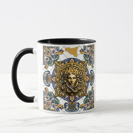 Mug Motif sicilien de Sicile (Gauche)