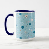 Mug Motif Sky & Space bleu (Gauche)