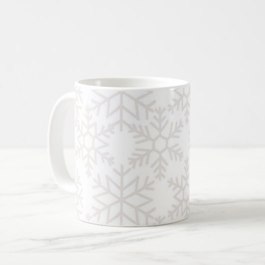 Mug Motif Snowflake (Devant gauche)